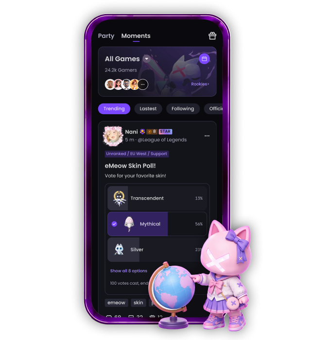 Connect with Global Gamers screen preview